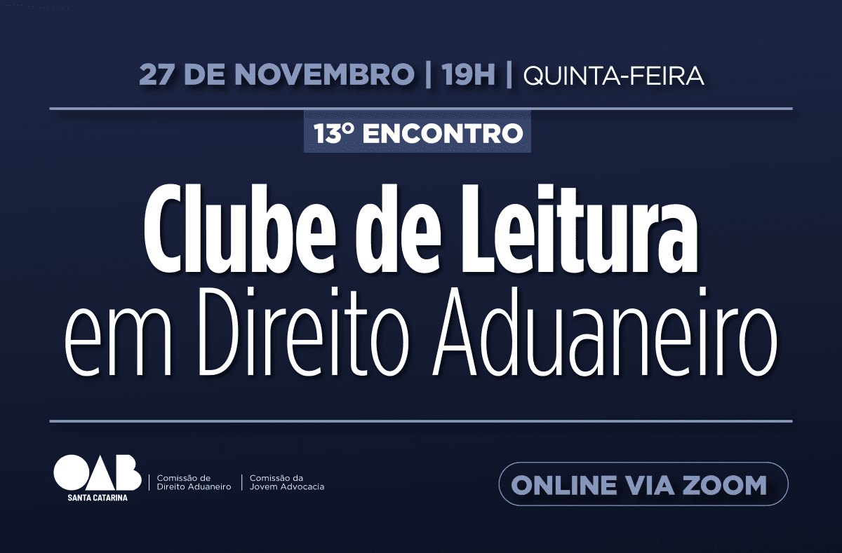 Clube de Leitura em Direito Aduaneiro (5076)
