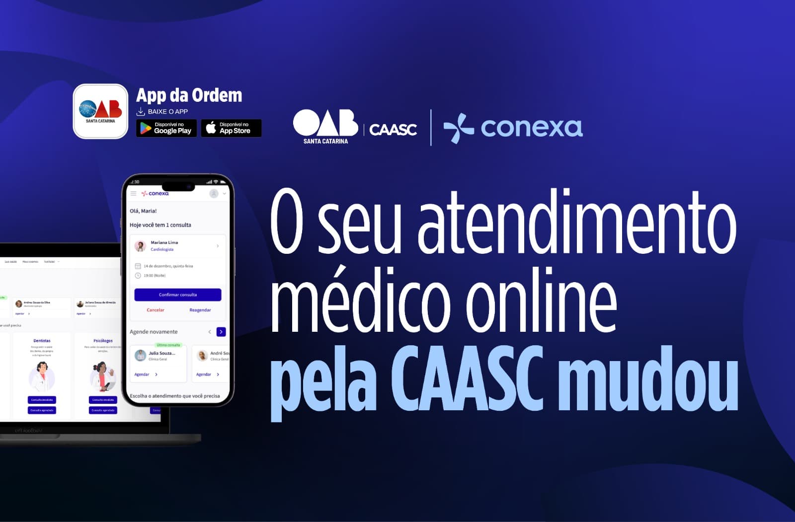 Saúde como prioridade: advocacia catarinense agora tem pronto atendimento 24h, consultas com especialistas e poderá incluir dependentes
