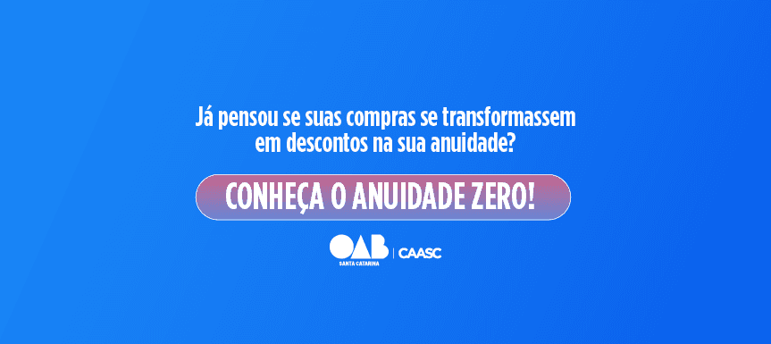 OAB/SC e CAASC lançam App da Ordem e compras online podem reduzir anuidade a R$ 0