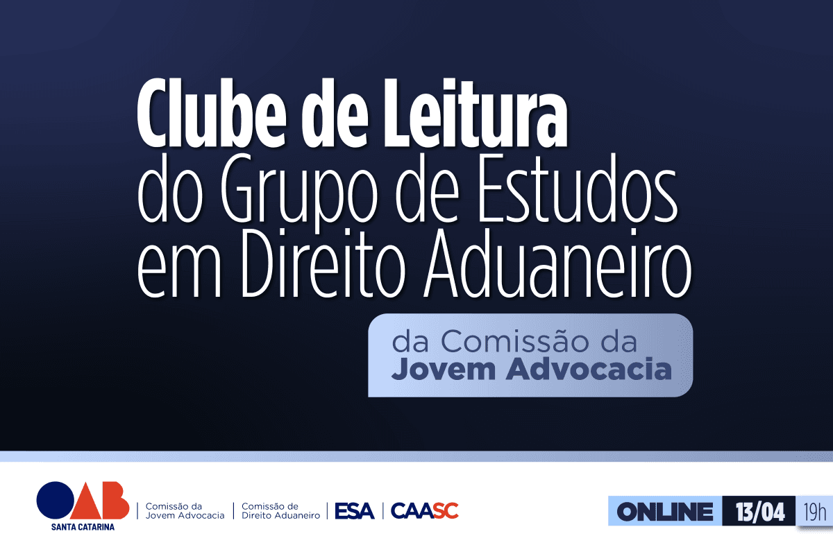 Clube de Leitura em Direito Aduaneiro (5324)