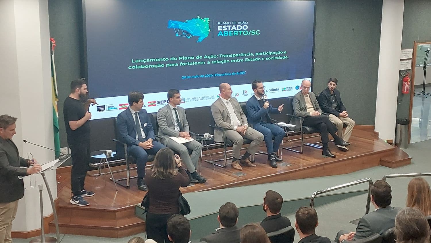 OAB/SC participa do lançamento do Plano Estado Aberto SC 2026 