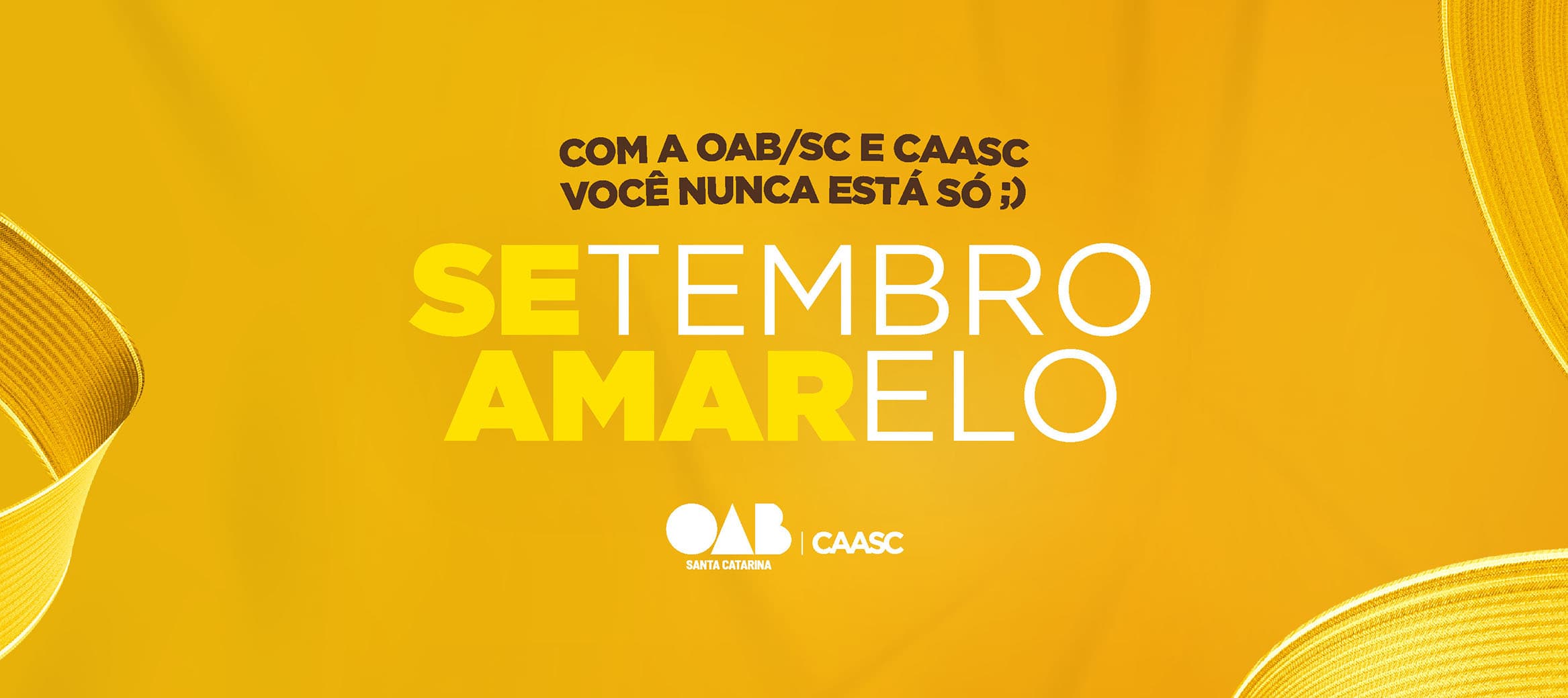Setembro Amarelo: OAB/SC e CAASC reforçam cuidados com a saúde mental da advocacia catarinense