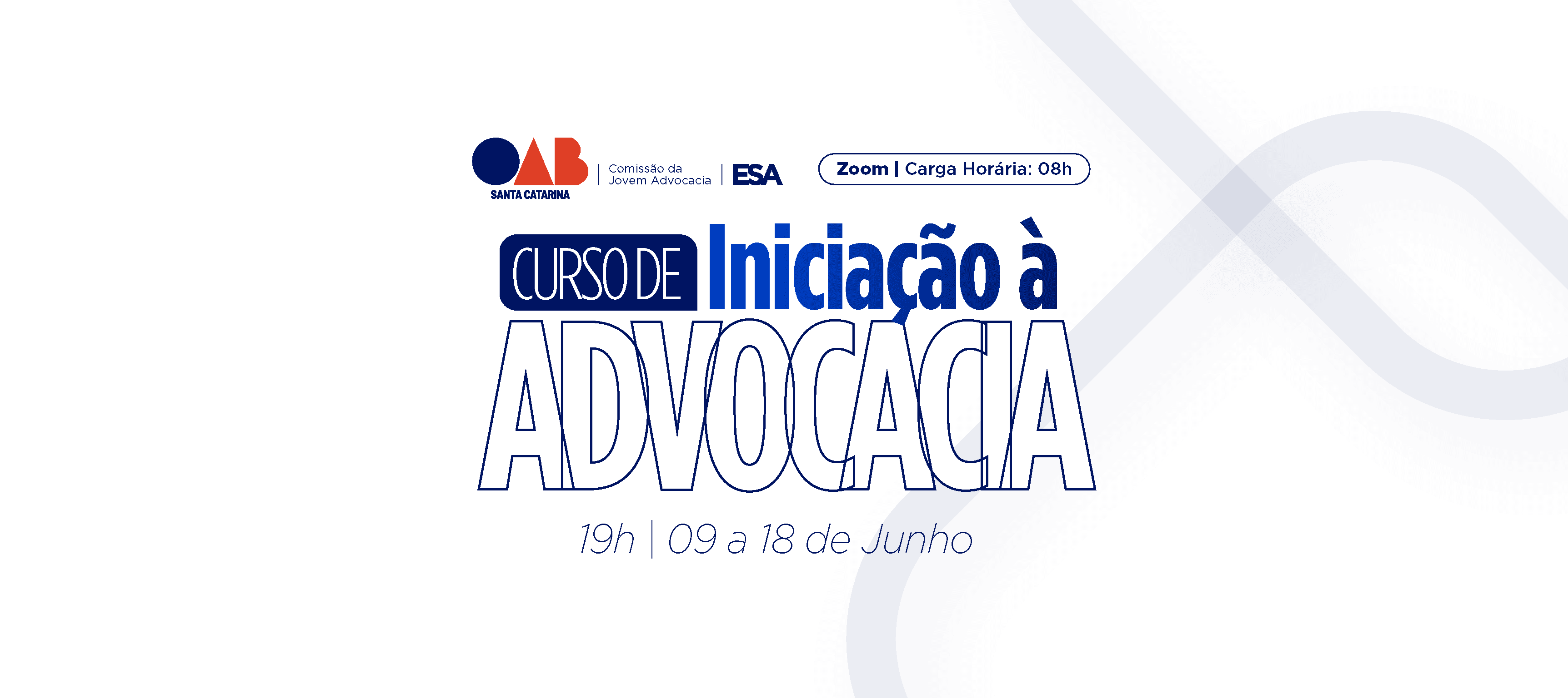 OAB/SC e ESA/SC abrem inscrições para o 2º Curso de Iniciação à Advocacia de 2026 