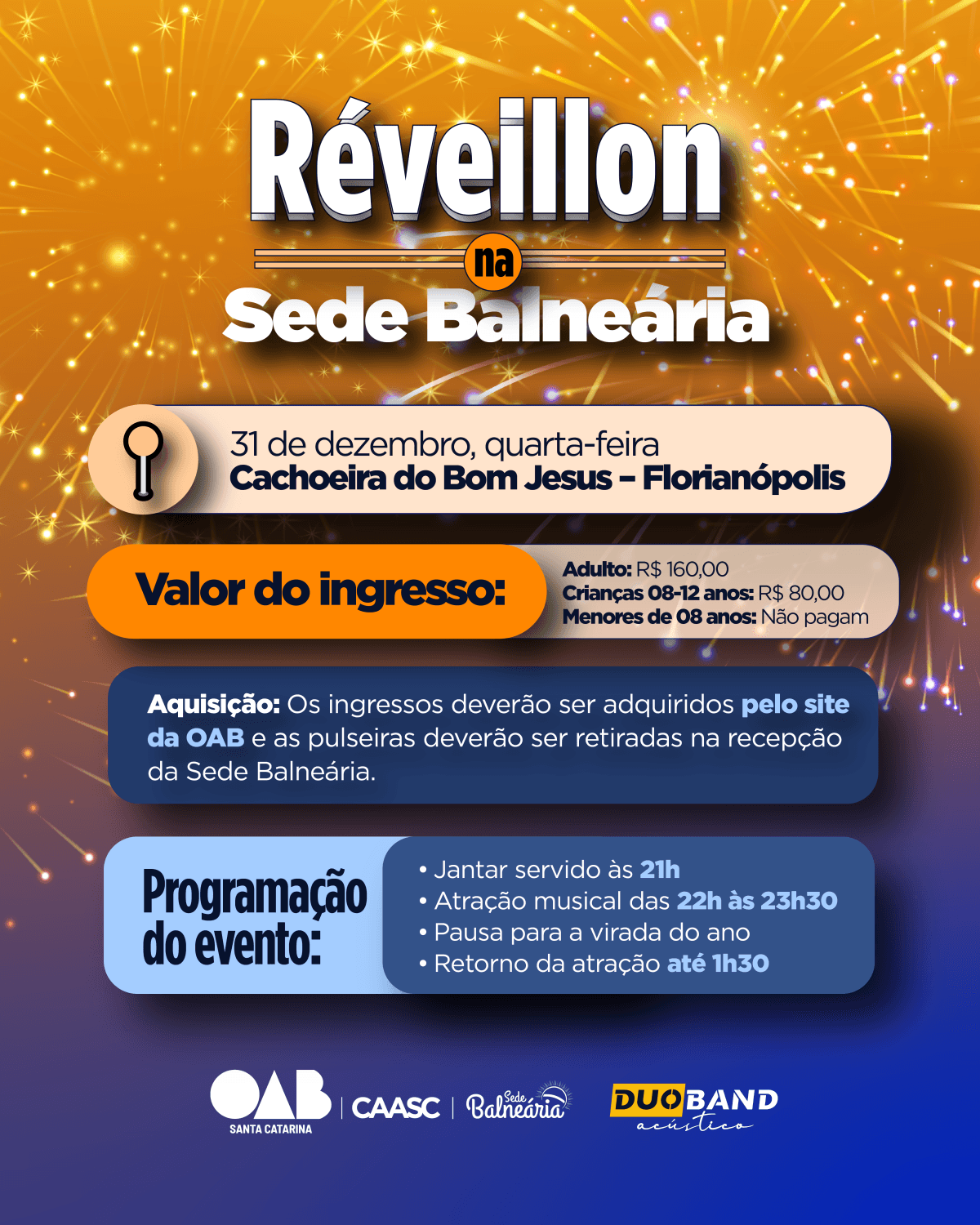 Réveillon na Sede Balnearia