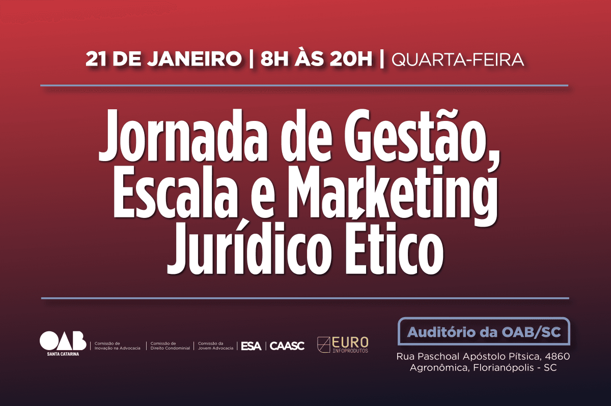 Jornada de Gestão, Escala e Marketing Jurídico Ético