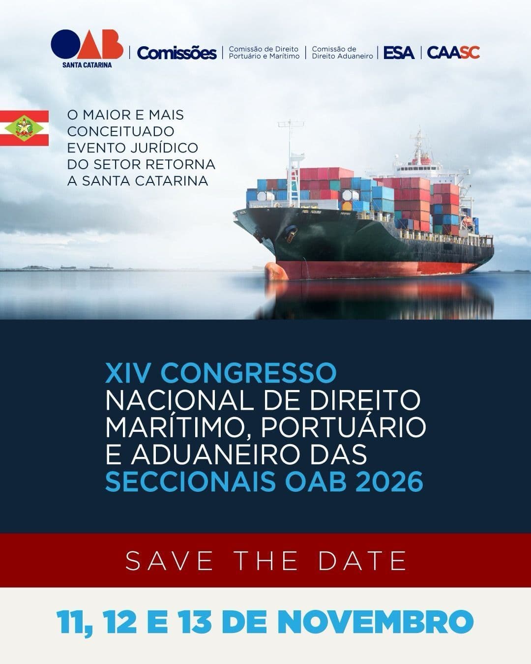 XIV Congresso Nacional De Direito Marítimo, Portuário E Aduaneiro
