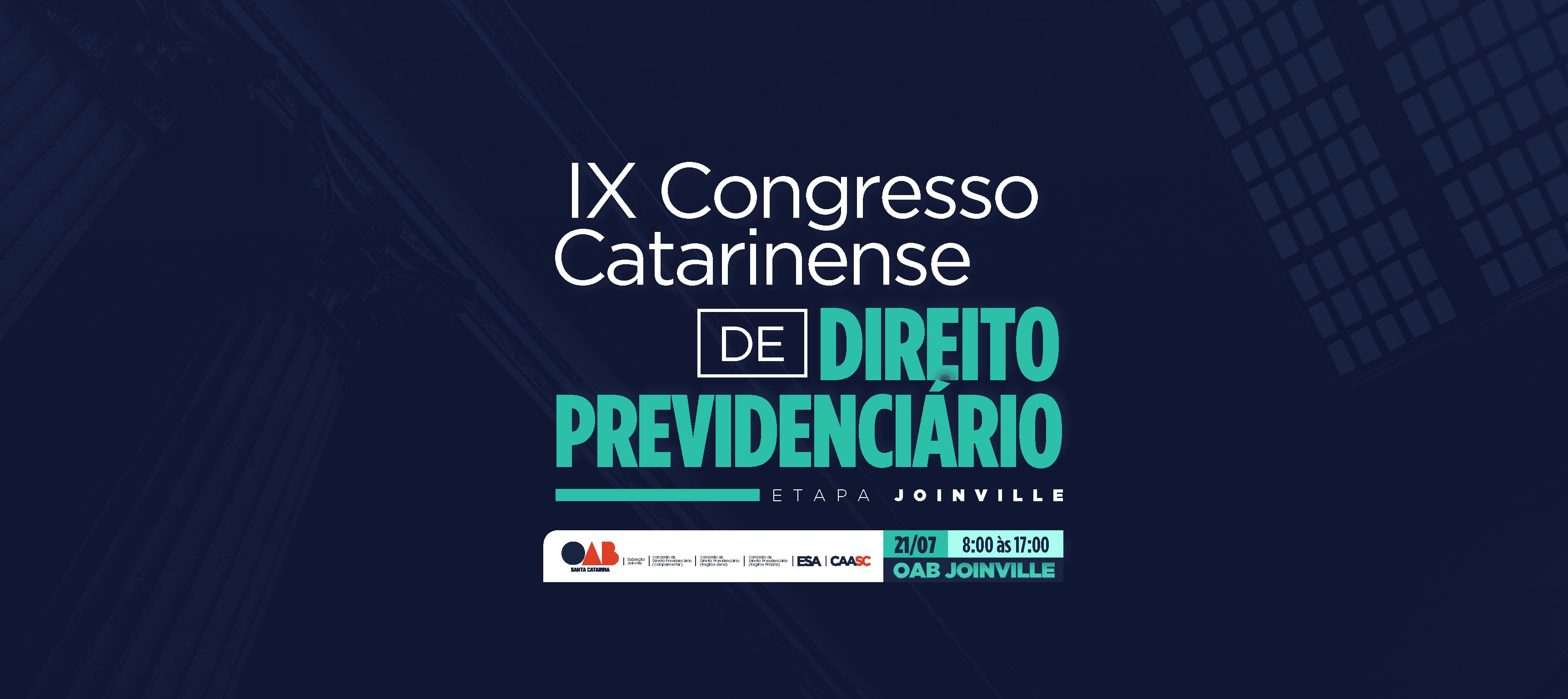 X CONGRESSO CATARINENSE DE DIREITO PREVIDENCIÁRIO